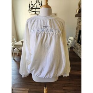 Vintage SDI‎ Diamante Country Club Pullover Jacket Golf Windbreaker White XL
